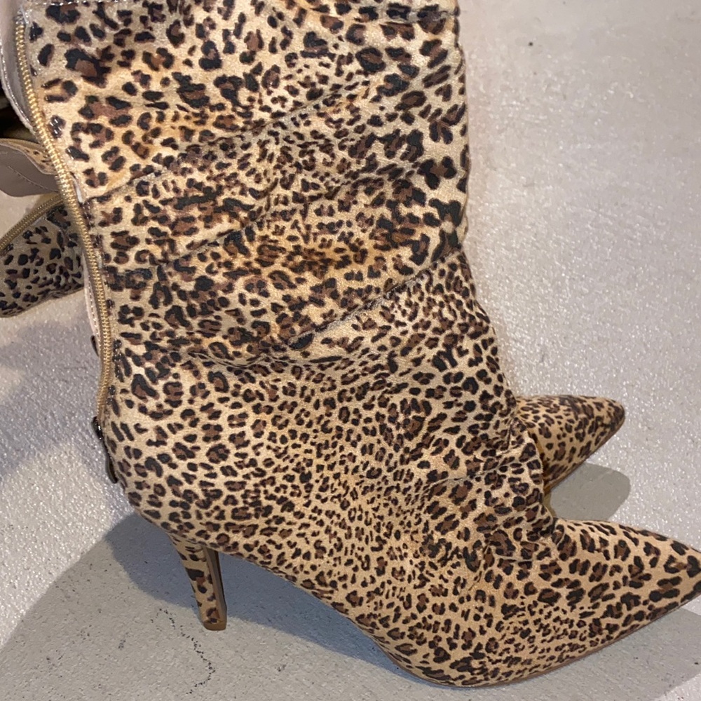 Leopard Print Women's Boots